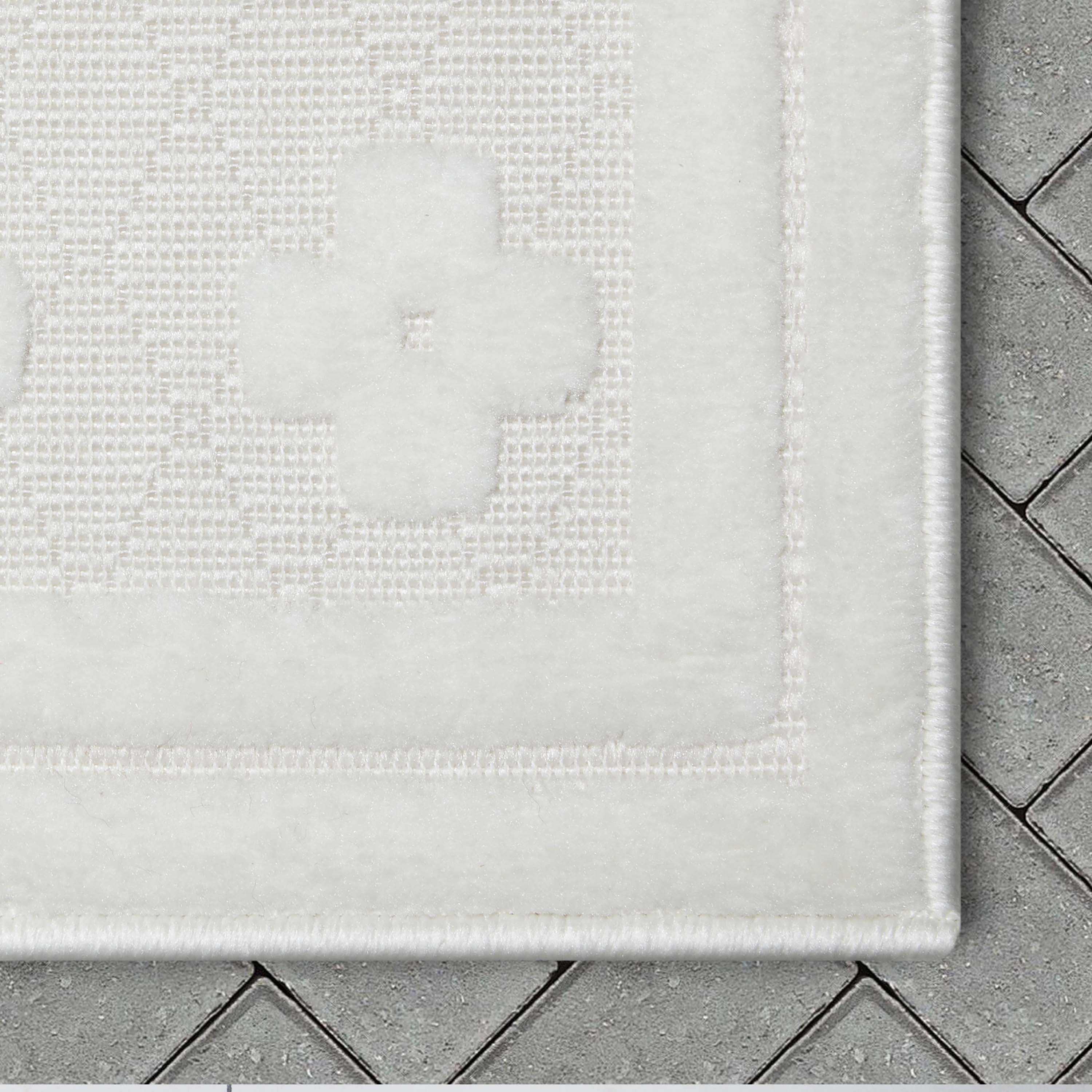 Well Woven Sila Mali Modern Moroccan Ivory 5'3" x 7'3" Indoor/Outdoor Area Rug
