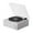 White, variant on Vintage Vinyl Bluetooth Speaker, Retro Phonograph Music Player, Wireless Charging, 3 Alarm Clocks, TF Card Support, Portable Outdoor Travel Camping Audio Pink