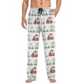 thumbnail image 3 of PISONIC Funny Mens Pajama Pants Lounge Men's Pajama Bottoms Soft Sleep Pants With Pockets Drawstring, 3 of 7
