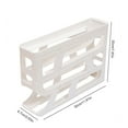 thumbnail image 3 of Estante Rodante para 4 Niveles Gran Capacidad Almacenamiento en Refrigerador () Blanco, 3 of 3