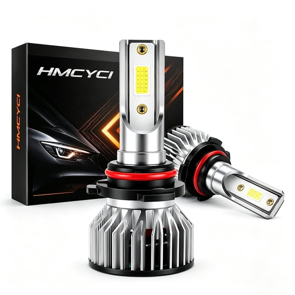 HMCYCI 9005 LED Headlight Bulbs for 2004-2009 Mazda 3 High Beam 16000LM 6500K White 2-Pack