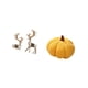 thumbnail image 5 of Estatuas de calabaza de reno, adornos decorativos para sala de estar, dormitorio, oficina, sofá, cojines, decoración del hogar, figuras, 5 of 8