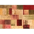 thumbnail image 1 of Ahgly Company Indoor Rectangle Patchwork Orange Transitional Area Rugs, 3' x 5', 1 of 1