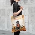 thumbnail image 4 of Happy Thanksgiving Newfoundland with Turkey Pumpkins Autumn Vibes All Over Print 3D Canvas Tote Bag Newfie Dog Lover Gifts Reusable Handbag - 12018, 4 of 5