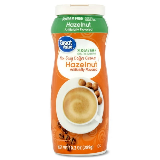 Great Value Sugar Free Hazelnut Coffee Creamer, 10.2 oz - Walmart.com