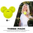 thumbnail image 2 of Franklin Sports X-40 Outdoor Pickleballs - Official Size - Optic - 3 Pack, 2 of 10