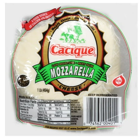 Cacique Mozzarella Cheese, 12 oz - Walmart.com