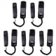 thumbnail image 1 of 5X Teléfono de Pared, Teléfono con Cable, Teléfono Fijo, Teléfono Residencial, Pequeña Extensión, Pequeña Extensión para Colgar, Hotel, Oficina en Casa, Negro, 1 of 5