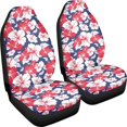 thumbnail image 3 of POLERO Hibiscus Flowers Front Seat Cover for SUV, Two Front Only Decorative Automotive Front Seat Covers Removable Breathable Vehicle Seat Covers, 3 of 9