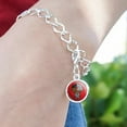 thumbnail image 3 of Justice League Cyborg Cute Chibi Character Silver Plated Bracelet with Antiqued Charm, 3 of 5