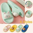 thumbnail image 5 of Xfvqtps Toddler Slippers Cute Animals Thick Bottom Soft Sole Non Slip Comfortable Breathable Indoor and Outdoor PVC Slippers Yellow, 5 of 5