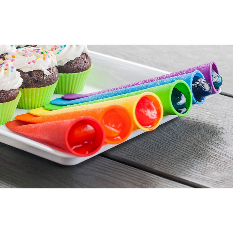 Silicone Ice Lolly Makers Freezer Moulds Ice Pop Push up Lollies