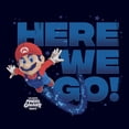 thumbnail image 2 of Mens The Super Mario Galaxy Movie Here We Go Sparkle Sky T Shirt, 2 of 5