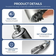 TVOFEK Kitchen Faucet with Soap Dispenser, Stainless Steel Brushed Nickel Kitchen Sink Faucets with Pull Down Sprayer fit 1 or 3 Hole, Single Handle Faucet for RV Bar Laundry Camper
