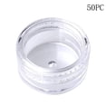 thumbnail image 3 of HBFAGFB Transparent Empty Makeup Container Set of 50 Storage Box for Travel Going Out White One Size, 3 of 4