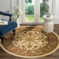 thumbnail image 4 of SAFAVIEH Lyndhurst Nadia Floral Border Area Rug, Grey/Beige, 6' x 9', 4 of 5