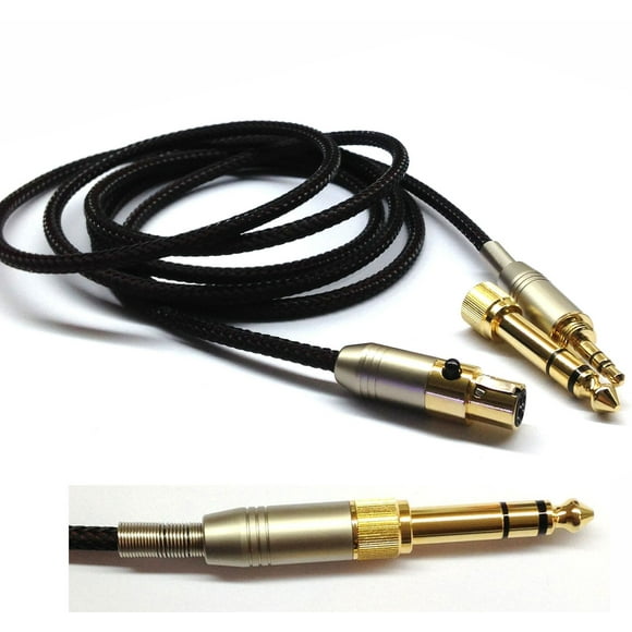 Newfantasia Cable De Actualización De Audio De Repuesto Compatible Con Akg K240 K240S K240Mk Ii Q701 K702 K141 K171 K181 K271S K271 Mkii M220 Pioneer Hdj-2000 Auriculares 2 Metros/6,6 Pies
