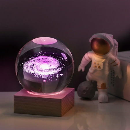 

UNLLLL Small Gift Night Light Birthday Classmates Girls Girlfriends Send Crystal Ball Boys Souvenirs for Bedroom Outdoor Gift Giving