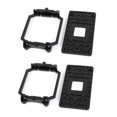 thumbnail image 1 of 2X Base de Ventilateur CPU Noir Plastique pour AMD AM3 Socket, 1 of 2