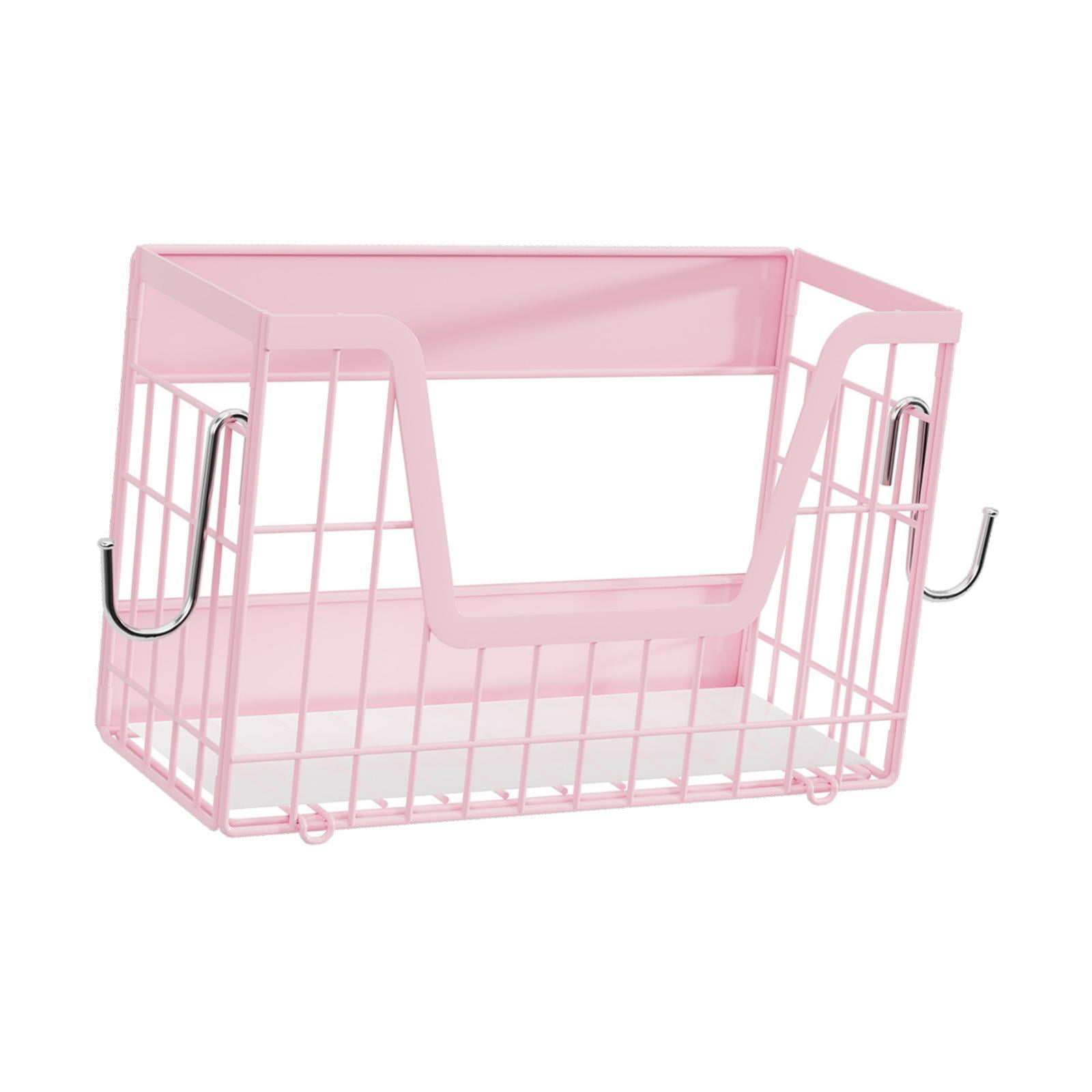 CoudarTitie Refrigerator Side Shelf Magnetic Spice Rack for Fridge for Cabinet Household Pink