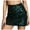 Green, variant on vigerkar Womens Short Ruched Body Con Sequin Club Pencil Sparkly Carnival Cocktail Mini Skirt (Green, M)