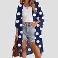 thumbnail image 5 of Womens Kimono Cardigans Beach Cover ups Swimwear Puff Sleeve Loose Casual Beach Cover Summer Tops Multicolor C XXXL, 5 of 7