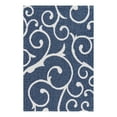 thumbnail image 3 of Unique Loom Decatur Collection Area Rug - Scroll (2' 2" x 3' 1" Rectangle Navy Blue/Ivory), 3 of 7