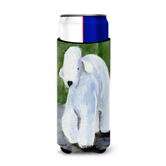 Caroline's Treasures SS8683MUK Bedlington Terrier Ultra Hugger for slim cans, Slim Can, multicolor