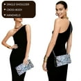thumbnail image 5 of FOR U DESIGNS Leopard Purple Clutch Purses for Women Lightweight Wedding Purses Multifunctional Handbags for Women with Detachable Chain, 5 of 9