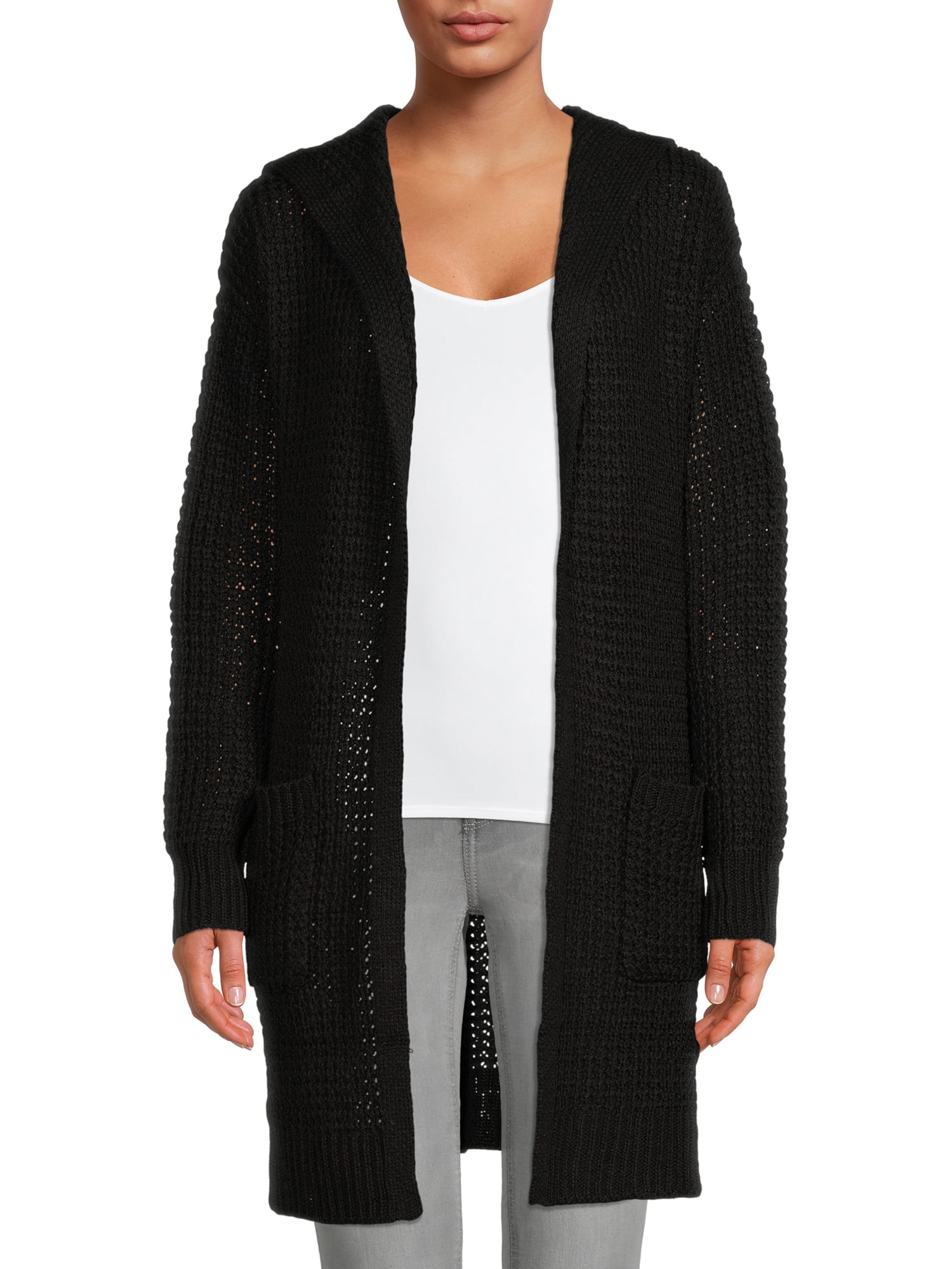 No Boundaries Juniors' Lace-Up Cardigan 