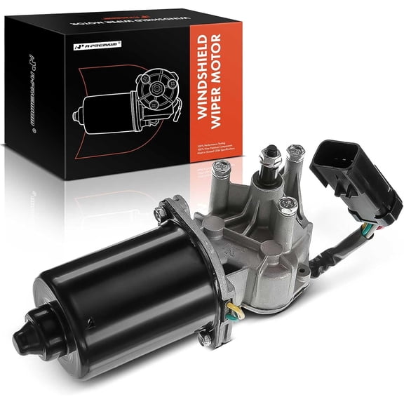A-Premium Front Windshield Wiper Motor Compatible with Jeep XJ Series Cherokee 2000-2001, Sport Utility, 6-Pin, Replace# 55155297AB, 55155300AB