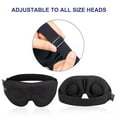 thumbnail image 5 of MZOO Sleep Eye Mask for Men Women, 3D Contoured Cup Sleeping Mask &amp; Blindfold with Ear Plug, Concave Molded Night Sleep Mask, Block Out Light, Soft Comfort Eye Shade Cover for Travel Y, 5 of 7
