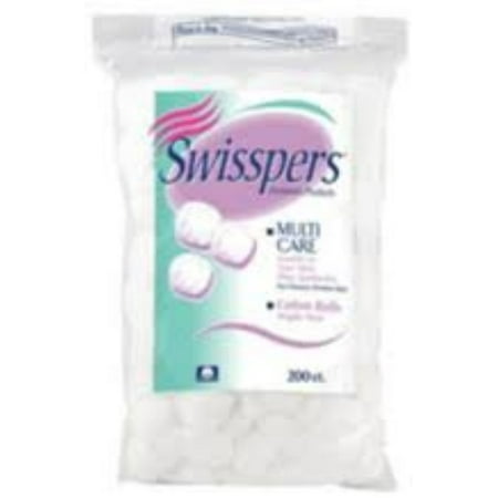 Swisspers Cotton Balls 200 Each - (Pack of 4)