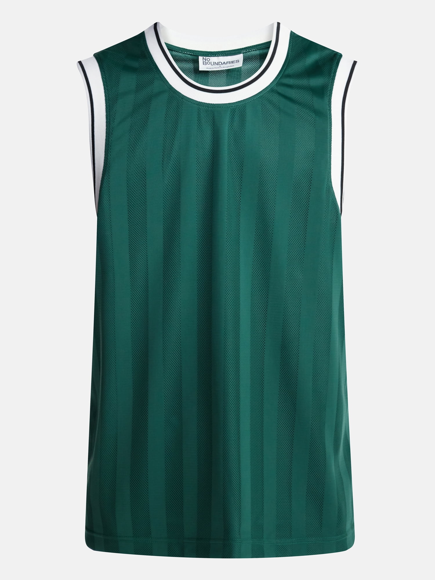 No Boundaries Striped Mesh Tank Top, Men's XS-2XL