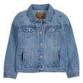 thumbnail image 6 of Levi's Girls Denim Trucker Jacket, Sizes 4-16, 6 of 8