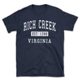 thumbnail image 1 of Rich Creek Virginia Classic Established Men's Cotton T-Shirt, 1 of 1