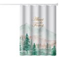 thumbnail image 2 of Cortina de ducha Forest Mountain Landscape, impermeable, 180 x 200 cm, 2 of 2