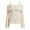 White, variant on Women Cold Shoulder Sweater Long Sleeve Contrast Lace Splicing Knit Pullovers Off Shoulder Bow Front Fall Winter Jumper Tops
