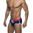 thumbnail image 1 of FcBaudy Men's Low Waist Solid Color High Vent Swimming Trunks Underpants Men Pants, 1 of 6