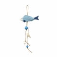 thumbnail image 2 of Werulen Handmade Wooden Fish Wall Hanging Decor, Nautical Coastal Beach Wall Ornament, Sea Marine Home Bathroom Decor, Rustic Fish Wall Art, Beach House Wall Accent, 2 of 6