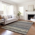 thumbnail image 6 of Addison Rugs Mayfield Washable Transitional Loops, Lines Gray Rectangle Rug, 3' x 5', 6 of 6