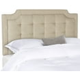 thumbnail image 2 of SAFAVIEH Sapphire Modern Glam Tufted Headboard, Queen, Hemp, 2 of 3