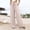 Beige #1, variant on WULMLEO Wide Leg Pant for Women Casual Loung Palazzo Pants High Waist with Pockets Stretchy Business Casual Trousers for Work Coffee M