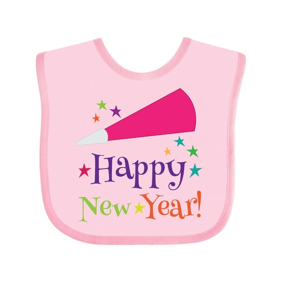 Inktastic Happy New Year Party Boys or Girls Baby Bib