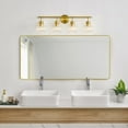 thumbnail image 3 of Kawoti  Dimmable Bathroom Vanity Light with Clear Glass Shades W30.5"-4 light - Antique Brass, 3 of 5