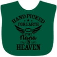 thumbnail image 3 of Inktastic Handpicked for Earth by My Nana in Heaven with Angel Wings Boys or Girls Baby Bib, 3 of 4
