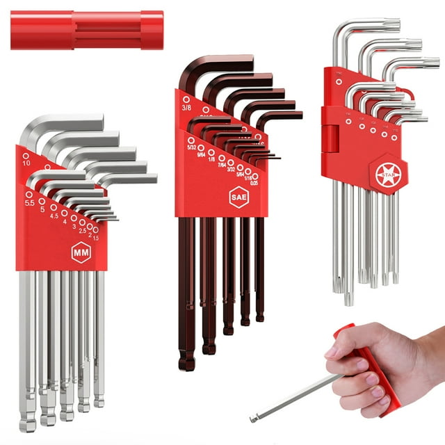 Yeacher 35PCS Allen Wrench Kit MK51(Included S2 material)