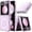Purple, variant on JETech Magnetic Case for Samsung Galaxy Z Flip 5 Compatible with MagSafe Accessories, Transparent Hard PC Protective Phone Cover, Anti-Scratch (Clear)