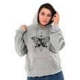 thumbnail image 3 of Butterfly Symbolism Spirit Animal Hoodie Sweatshirt Women Brisco Brands M, 3 of 6