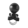 thumbnail image 4 of chiwanji 2.25'' Ball Mount Base with Rectangle Plate 5kg Load Bearing Capacity Sturdy Rubber Aluminum Alloy Double U Bolt Base, 4 of 10